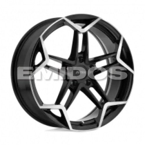 Petrol P1A GLOSS BLACK W/ MACHINED CUT FACE 5x114.3 19R 8 76.1 40