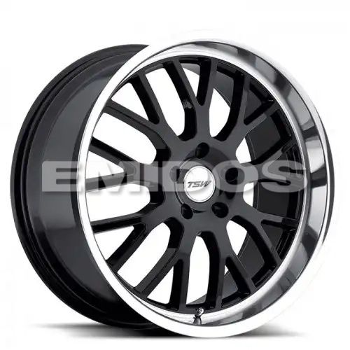TSW TREMBLANT GLOSS BLACK W/ MIRROR CUT LIP 5x112 19R 8 72.1 45