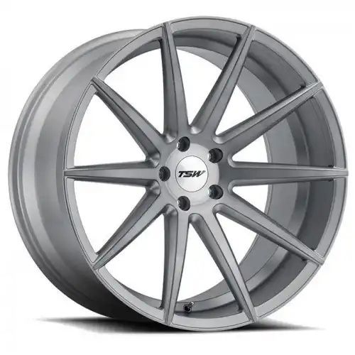 TSW CLYPSE TITANIUM W/ MATTE BRUSHED FACE 5x114.3 19R 8.5 76.1 40