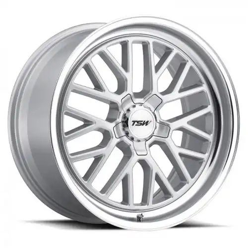TSW HOCKENHEIM S SILVER W/ MIRROR CUT LIP 5x120 19R 8.5 76.1 30