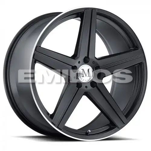 Mandrus ESTRELLA MATTE BLACK W/ MACHINED LIP 5x112 19R 8.5 66.56 20