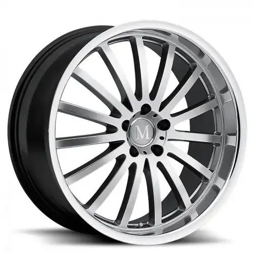 Mandrus MILLENIUM HYPER SILVER W/ MIRROR CUT LIP 5x112 19R 8.5 66.56 43
