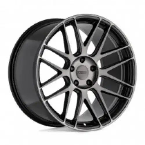 TSW NORD SEMI GLOSS BLACK MILLED-MACHINED DARK TINT FACE 5x112 19R 8.5 66.56 35