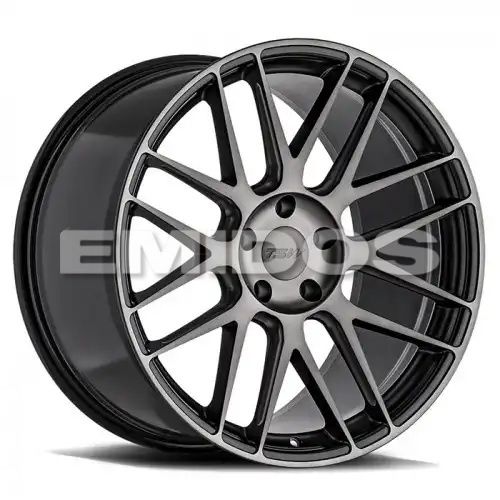 TSW NORD SEMI GLOSS BLACK MILLED-MACHINED DARK TINT FACE 5x112 19R 8.5 66.56 42