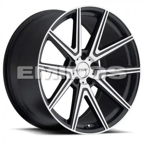 TSW ROUGE GUNMETAL W/ MIRROR CUT FACE 5x120 19R 8.5 76.1 30