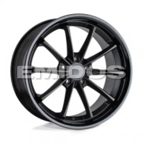 TSW SWEEP MATTE BLACK W/ GLOSS BLACK LIP 5x114.3 19R 8.5 76.1 30