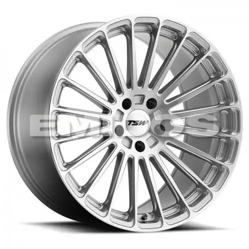 TSW TURBINA TITANIUM SILVER W/ MIRROR CUT FACE 5x120 19R 8.5 76.1 35