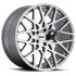 TSW VALE SILVER W/ MIRROR CUT FACE 5x112 R 8.5 72.1 43