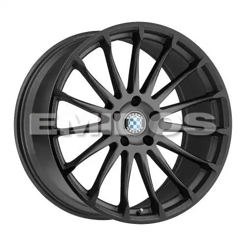 BEYERN AVIATIC MATTE GUNMETAL W/ GLOSS BLACK LIP 5x120 19R 9.5 72.56 15