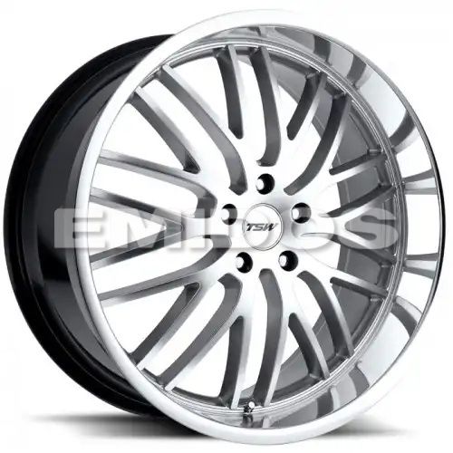 TSW SNETTERTON HYPER SILVER W/ MIRROR CUT LIP 5x114.3 19R 9.5 76.1 20