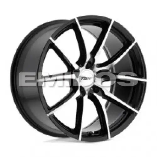 TSW SPRINT GLOSS BLACK W/ MIRROR CUT FACE 5x120 19R 9.5 76.1 35