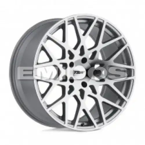 TSW VALE SILVER W/ MIRROR CUT FACE 5x112 19R 9.5 72.1 35