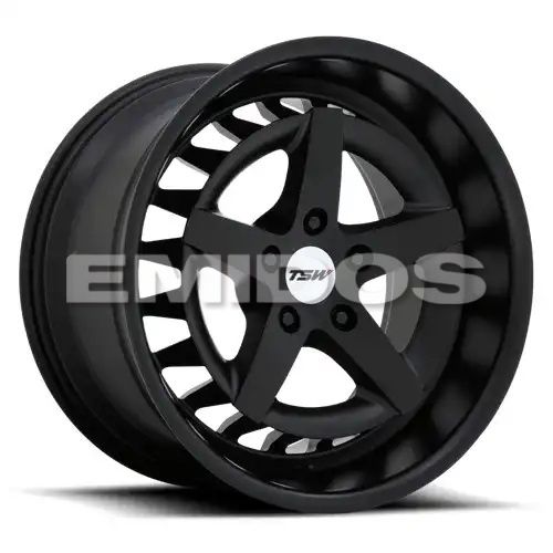 TSW DEGNER SEMI GLOSS BLACK 5x114.3 20R 10.5 76.1 40