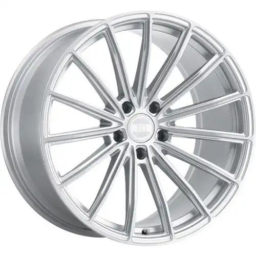 XO Luxury Wheels LONDON SILVER W/ BRUSHED FACE 5x120 20R 10.5 76.1 45