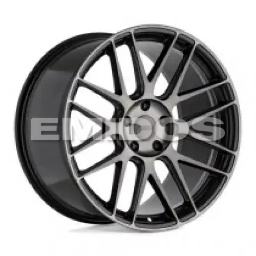 TSW NORD SEMI GLOSS BLACK MILLED-MACHINED DARK TINT FACE 5x112 20R 10.5 66.56 32