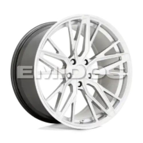 XO ZURICH HYPER SILVER W/ MIRROR CUT FACE 5x120 20R 10.5 76.1 25