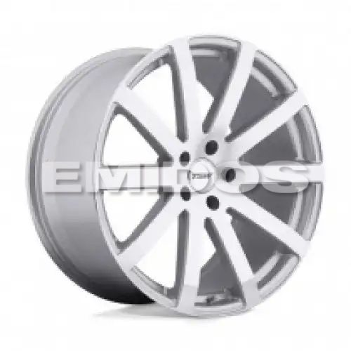 TSW BROOKLANDS SILVER W/ MIRROR CUT FACE 5x112 20R 10 72.1 42