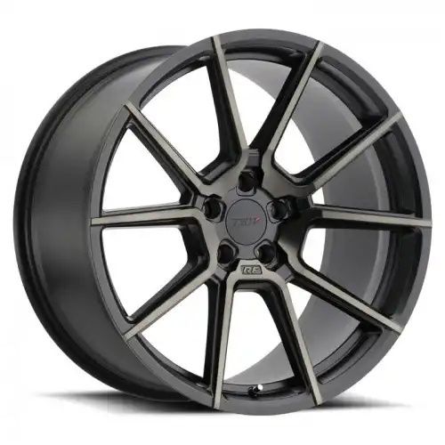 TSW CHRONO MATTE BLACK W/ MACHINE FACE & DARK TINT 5x112 20R 10 66.56 40