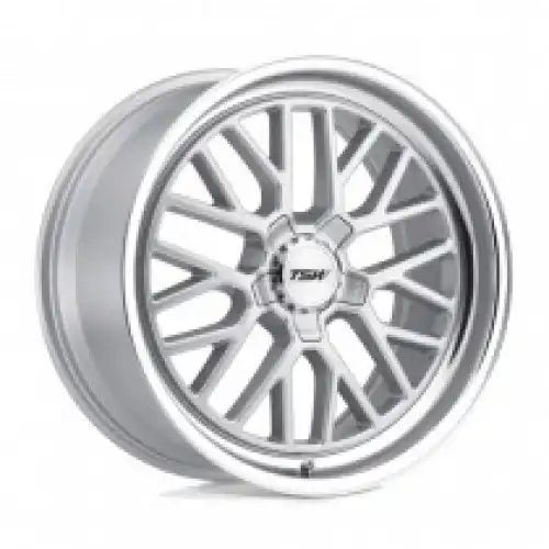 TSW HOCKENHEIM S SILVER W/ MIRROR CUT LIP 5x114.3 20R 10 76.1 25