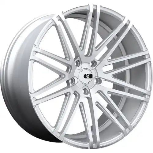 XO Luxury Wheels MILAN MATTE SILVER W/ BRUSHED FACE 5x114.3 20R 10 72.56 30
