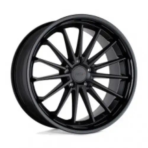 TSW MARINA MATTE BLACK W/ GLOSS BLACK LIP 5x114.3 20R 10 76.1 40