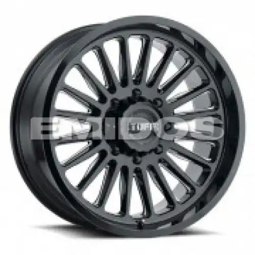 Tuff T5A GLOSS BLACK W/ MILLED SPOKES 6x139.7 20R 10 112.1 -19