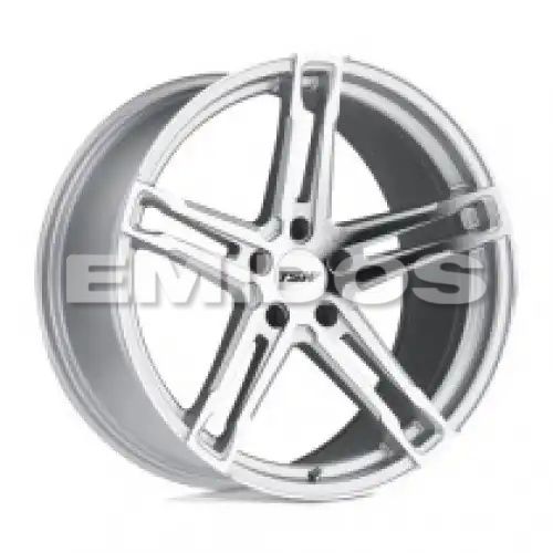 TSW MECHANICA SILVER W/ MIRROR CUT FACE 5x114.3 20R 11 76.1 50