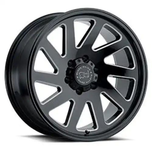 Black Rhino THRUST GLOSS BLACK W/ MILLED SPOKES 5x127 20R 12 78.1 -44