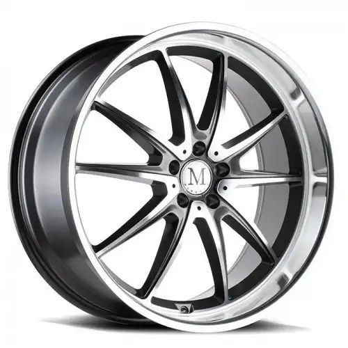 Mandrus ARGENT GLOSS GUNMETAL W/ MIRROR CUT FACE 5x112 20R 8.5 66.56 42