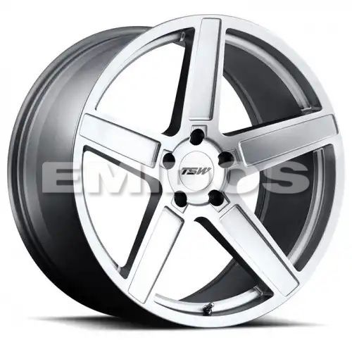 TSW ASCENT MATTE TITANIUM SILVER 5x120 20R 8.5 76.1 20