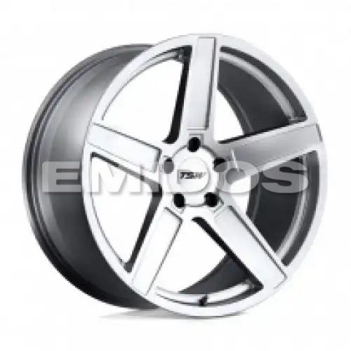 TSW ASCENT MATTE TITANIUM SILVER 5x120 20R 8.5 76.1 35