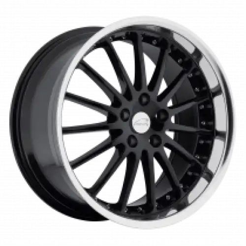 Coventry WHITLEY GLOSS BLACK W/ MIRROR CUT LIP 5x120.65 20R 8.5 73.8 20