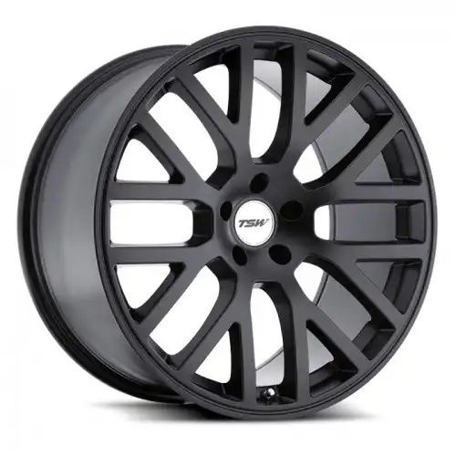 TSW DONINGTON MATTE BLACK 5x114.3 20R 8.5 76.1 40