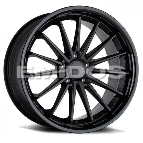 TSW MARINA MATTE BLACK W/ GLOSS BLACK LIP 5x112 20R 8.5 66.56 32