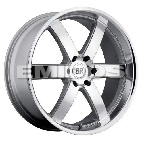 Black Rhino PONDORA SILVER W/ MACHINE FACE & LIP 6x139.7 20R 8.5 112.1 45