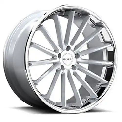 Ruff R03 GLOSS SILVER W/ STAINLESS STEEL LIP 5x114.3 20R 8.5 73.1 35