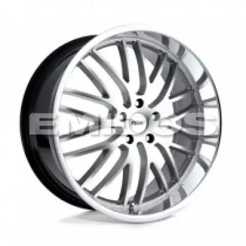 TSW SNETTERTON HYPER SILVER W/ MIRROR CUT LIP 5x112 20R 8.5 72.1 35