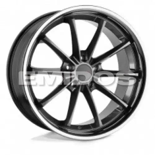 TSW SWEEP GLOSS GUNMETAL W/ STAINLESS LIP 5x112 20R 8.5 66.56 20