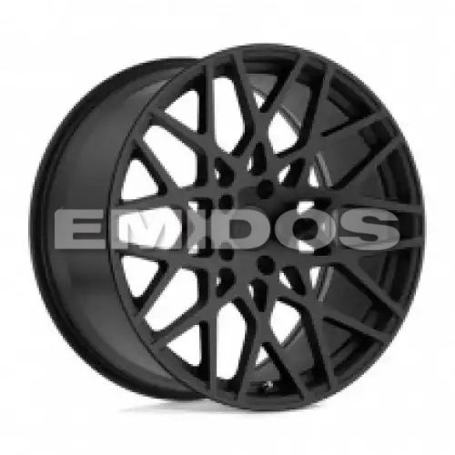TSW VALE DOUBLE BLACK - MATTE BLACK W/ GLOSS BLACK FACE 5x114.3 20R 8.5 76.1 30