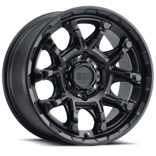 Black Rhino ARK MATTE BLACK W/ GLOSS BLACK BOLTS 5x127 20R 9 71.5 -18
