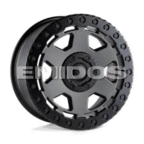 Mandrus FORSCHER MATTE GUNMETAL W/ BLACK LIP EDGE 5x112 20R 9 66.56 10