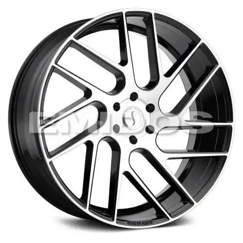 Status JUGGERNAUT GLOSS BLACK W/ MACHINED FACE 6x139.7 20R 9 112.1 15