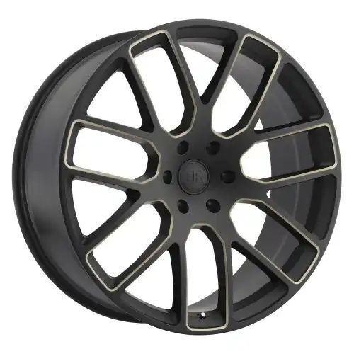 Black Rhino KUNENE MATTE BLACK W/ DARK TINT MILLED SPOKES 6x139.7 R 9 112.1 BNK