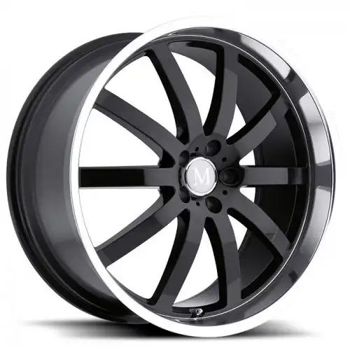 Mandrus WILHELM GLOSS BLACK W/ MIRROR CUT LIP 5x112 20R 9 66.56 39
