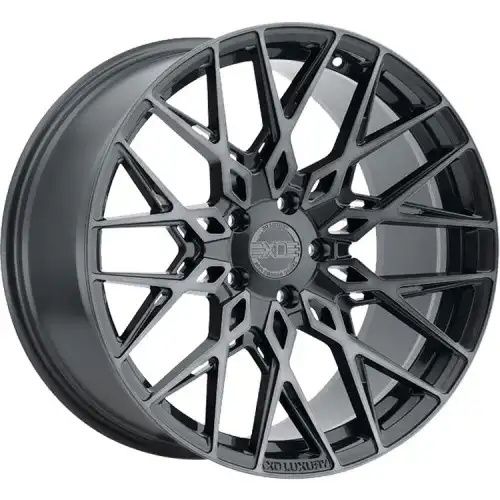 XO Luxury Wheels PHOENIX GUNMETAL W/ BRUSHED GUNMETAL FACE 5x114.3 20R 9 76.1 20