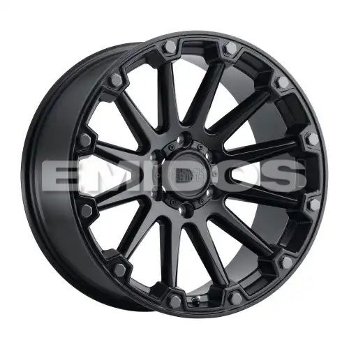 Black Rhino PINNACLE SEMI GLOSS BLACK W/ GUNMETAL BOLTS 5x127 20R 9 71.5 -18