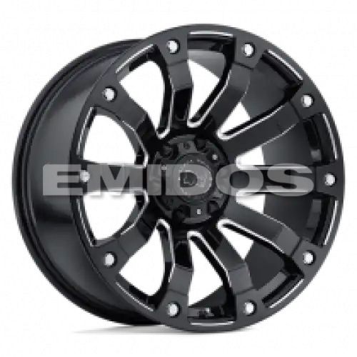 Black Rhino SELKIRK GLOSS BLACK MILLED 5x139.7 20R 9 78.1 BNK