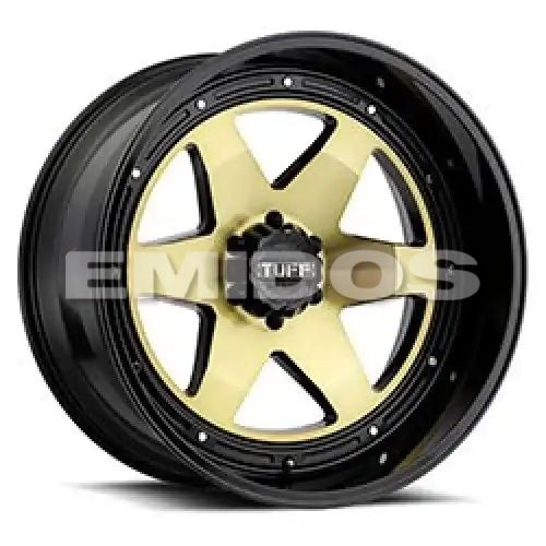 Tuff T1A GLOSS GOLD W/ GLOSS BLACK 5x150 20R 9 110.1 10