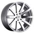 Black Rhino TRAVERSE SILVER W/ MACHINE-CUT FACE 5x150 20R 9 110.1 25