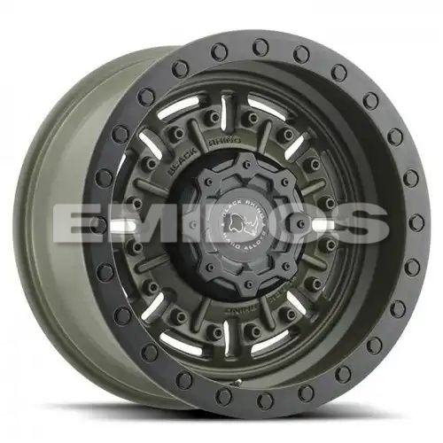 Black Rhino ABRAMS OLIVE DRAB GREEN 6x139.7 20R 9.5 112.1 12